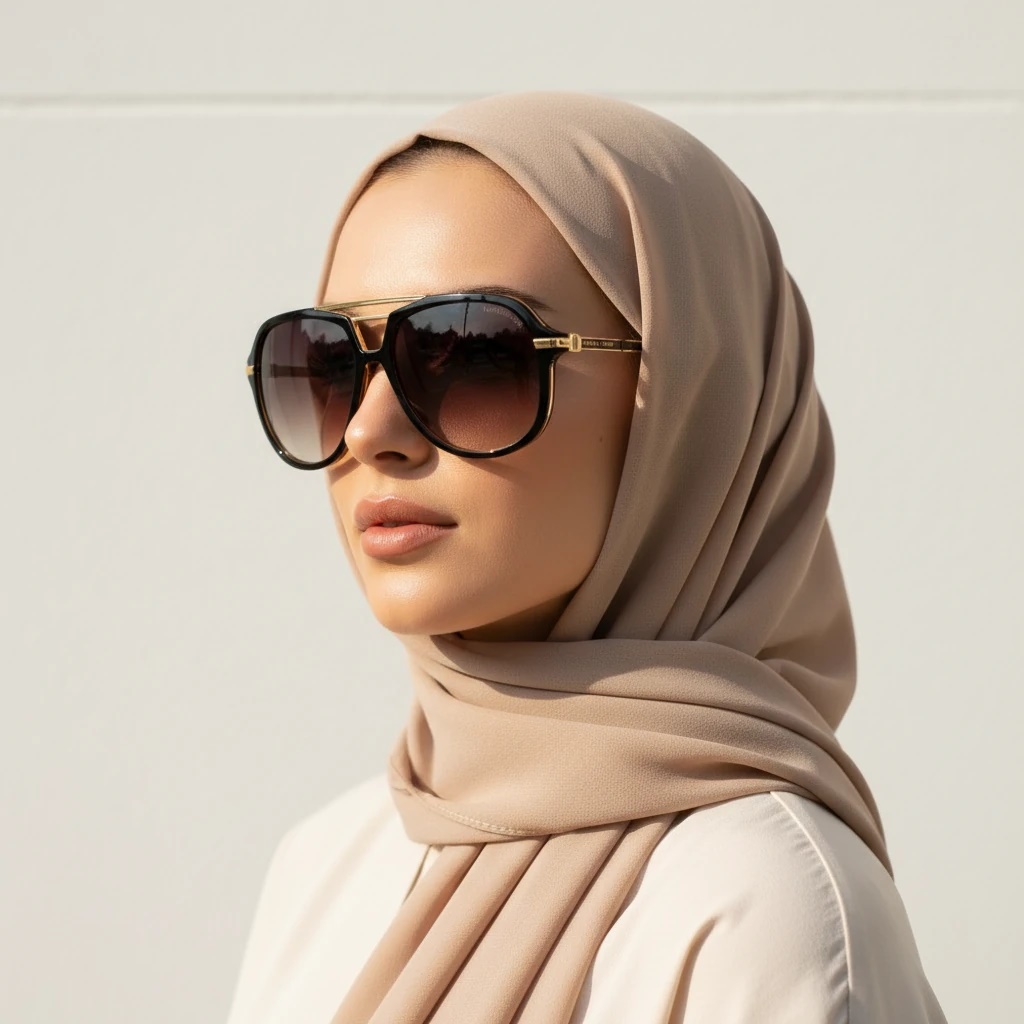 عینک آفتابی مارک جیکوبز مدل مشکی طلایی 1477